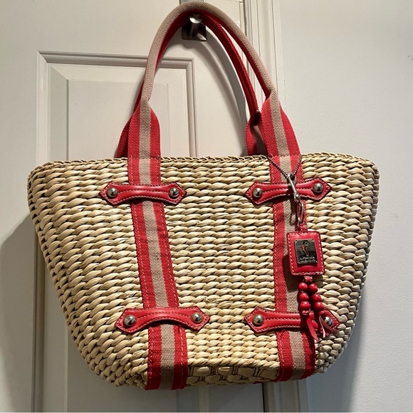 F by Fortuna Valentino straw bag - Picture 9 of 16